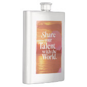 あなたの才能を世界に共有させる フラスク (右)