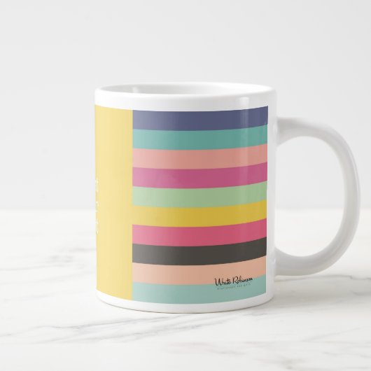 あなたの才能を信頼するジャンボマグ ジャンボコーヒーマグカップ (右)