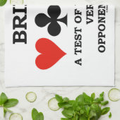 あなたの技術のテストを対反対者の運繋いで下さい キッチンタオル (折り畳み)