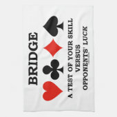 あなたの技術のテストを対反対者の運繋いで下さい キッチンタオル (縦)