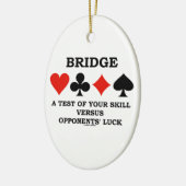 あなたの技術のテストを対反対者の運繋いで下さい セラミックオーナメント (左)