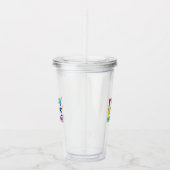 "あなたの投票が問題だ"プライドlgbtレインボーカラー アクリルタンブラー (右)