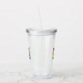 "あなたの投票が問題だ"プライドlgbtレインボーカラー アクリルタンブラー (左)