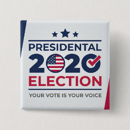 あなたの投票はあなたの声である 缶バッジ