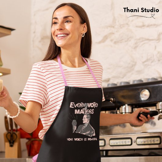 あなたの投票は選挙の政治ピンク印刷に問題 エプロン