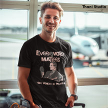 あなたの投票は選挙の政治ピンク印刷に問題