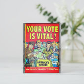 あなたの投票は重大です! ポストカード (スタンド正面)