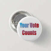 あなたの投票計算 缶バッジ (正面&裏面)