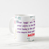 あなたの抱き毛は最も暖かく、あなたのスマイルは縁である コーヒーマグカップ (正面左)