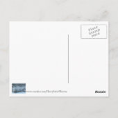 あなたの挨拶の雪は藤はがきを覆った ポストカード (裏面)