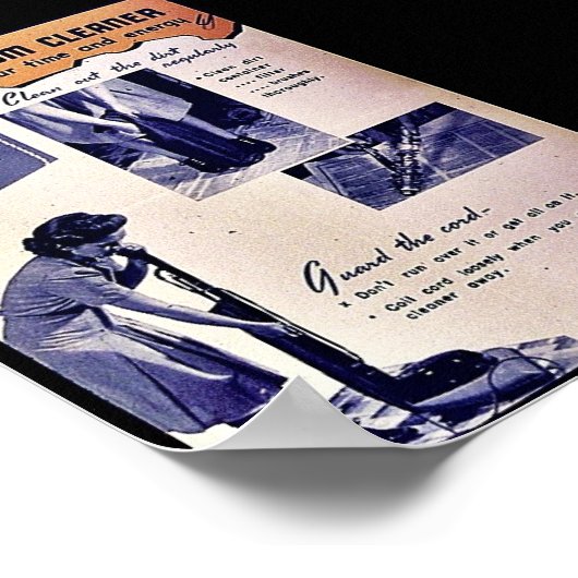 あなたの掃除機 ポスター (角)