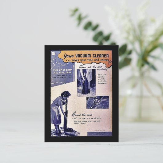 あなたの掃除機 ポストカード (スタンド正面)
