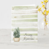 あなたの損失に笑って済ませられない 上司への痛烈な辞表 カード (黄色い花)