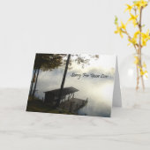 あなたの損失を申し訳なく思う – 湖 カード (黄色い花)