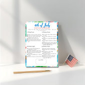 あなたの携帯には何が入っている? 7月4日 ゲーム プールカード 招待状