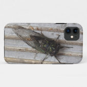 あなたの携帯ケースにとまってるセミの虫 Case-Mate iPhoneケース (裏面(横))