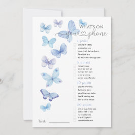 あなたの携帯電話のブルーバタフライゲームは何ですか 招待状