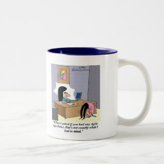 あなたの敏捷な技術を示して下さい! ツートーンマグカップ