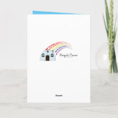 あなたの救助犬のお祝い カード (裏面)