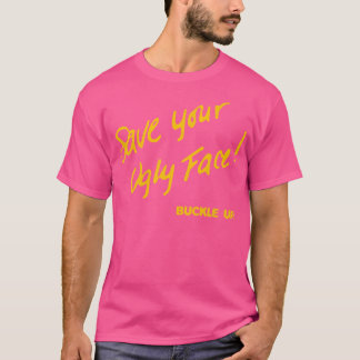 あなたの救醜い顔がバックル Tシャツ