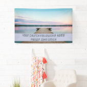 あなたの教会フェローシップ湖波止場スカイバナー 横断幕 (インサイチュ)