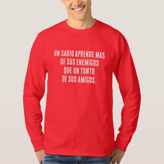 あなたの敵を呪いだと思うのはやめましょう Tシャツ (正面)