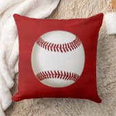 あなたの文字が付いているパーソナライズな野球の装飾用クッション クッション (ブランケット)
