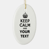 あなたの文字との平静を保って下さい セラミックオーナメント (右)