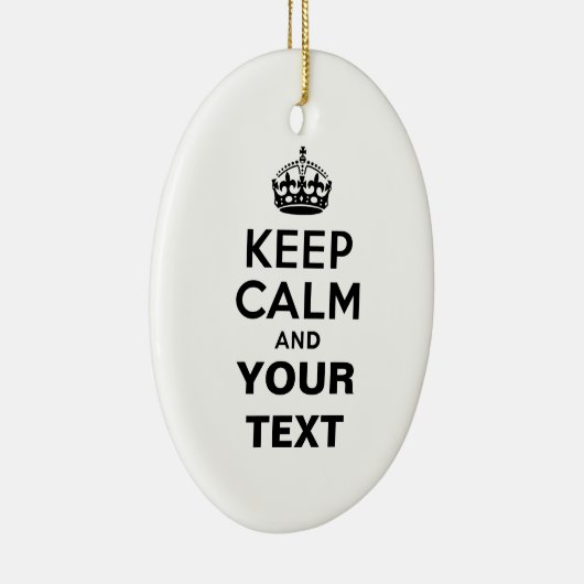 あなたの文字との平静を保って下さい セラミックオーナメント (右)