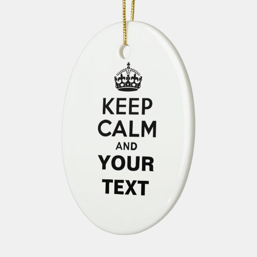 あなたの文字との平静を保って下さい セラミックオーナメント (左)