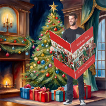 あなたの文字とエキストラビッグクリスマスカーカスタムド