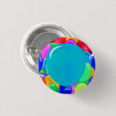 あなたの文字の気球を加えて下さい 缶バッジ (正面&裏面)