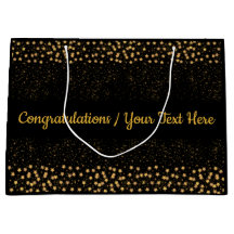 あなたの文字の黒か金ゴールドの星ライト輝きのおめでとう