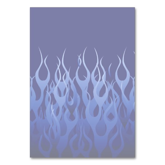 あなたの文字は炎を競争させる青の平静を保ちます テーブルナンバー (裏面)