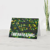 あなたの文字|の緑の雑木林をII加えて下さい カード (正面)