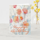 あなたの文字|半透明なIIを加えて下さい カード (黄色い花)