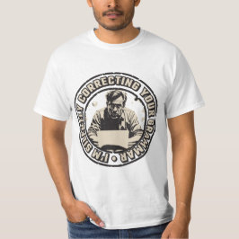 あなたの文法を黙って直しています Tシャツ