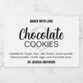 あなたの文言 Cookies (または任意の単語) ラベル CK011rt (シングルラベル)