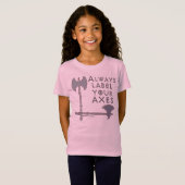 あなたの斧をおもしろいな数学と分類して下さい Tシャツ (正面フル)