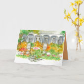 あなたの新しいホームスイートホームおめでとう カード (黄色い花)