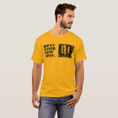 あなたの新しいボスに会って下さい Tシャツ (正面フル)