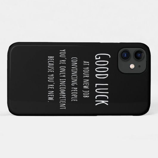 あなたの新しい仕事はあなたはのみその人々を説得する Case-Mate iPhoneケース (裏面(横))