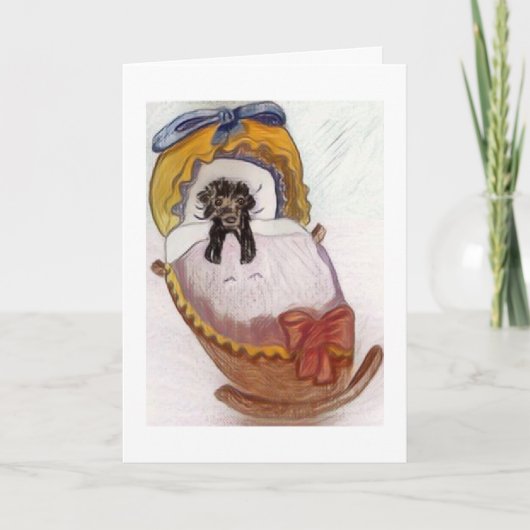 あなたの新しい子犬おめでとう カード (正面)