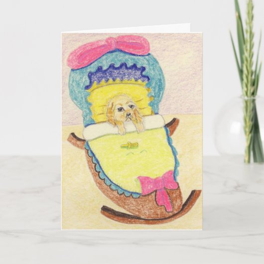 あなたの新しい子犬おめでとう カード (正面)