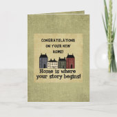 あなたの新しい家カード カード (正面)