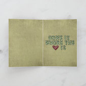 あなたの新しい家カード カード (内部)