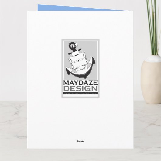 あなたの新しい家(モダンな形)のお祝い カード (裏面)