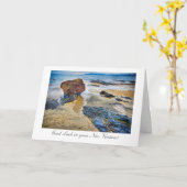 あなたの新しい投機のロックの幸運を浜に引き上げて下さい カード (黄色い花)