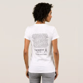 あなたの新しい毎日の線量-女性のワイシャツ Tシャツ (裏面フル)