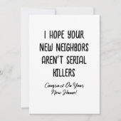 あなたの新しい隣人が連続殺人犯でないことを願う シーズンカード (正面)